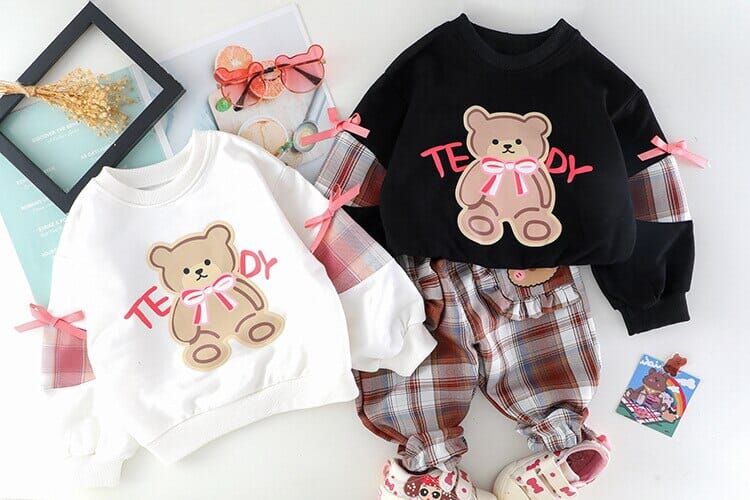 Conjunto Infantil Urso Tedy Loja Click Certo 