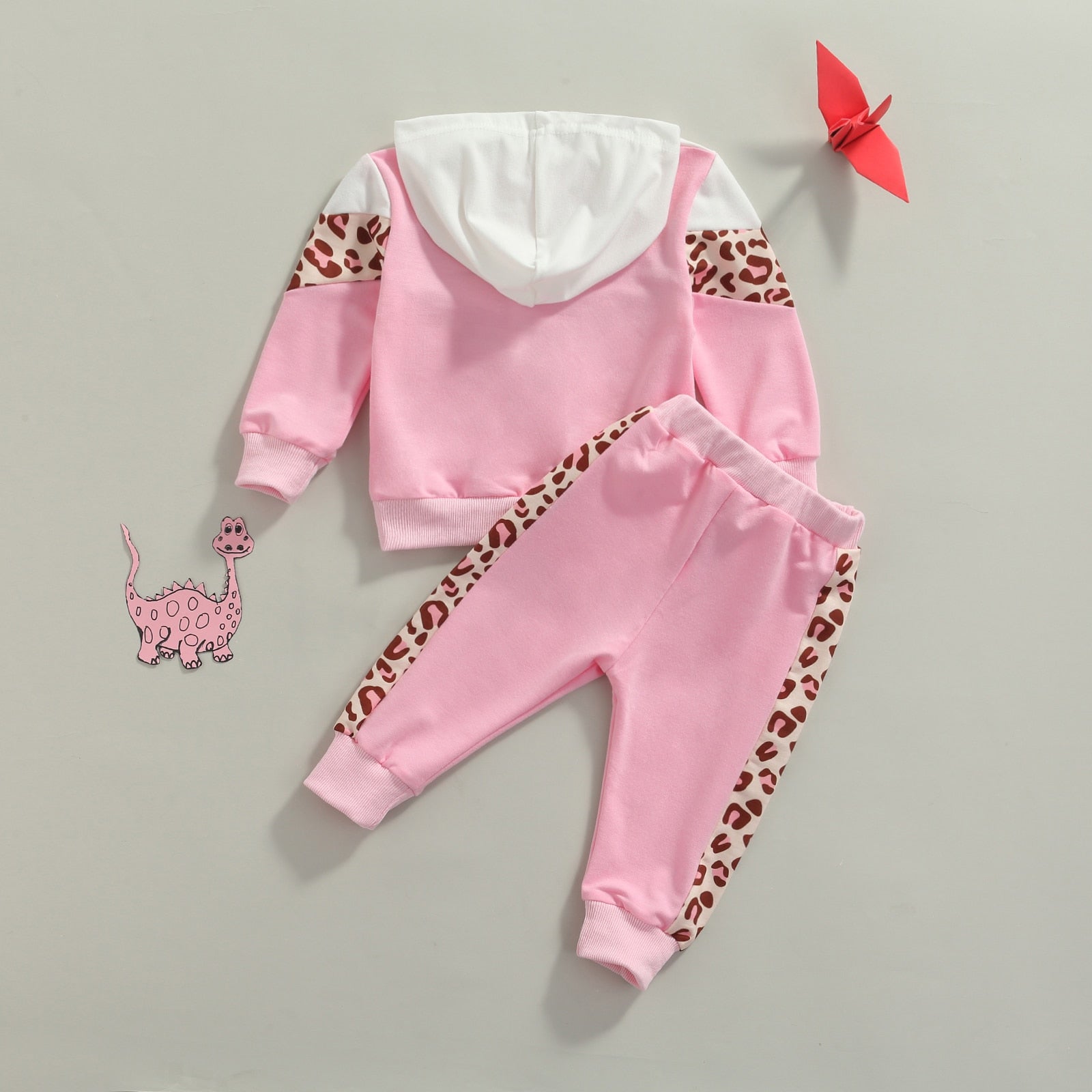 Conjunto Rosa Oncinha Conjunto Loja Click Certo 