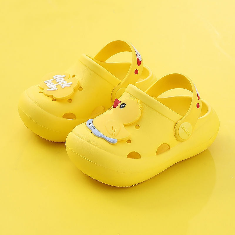 Crocks Animais Divertidos Crocks Loja Click Certo Amarelo 8-12 Meses Palmilha 13cm 