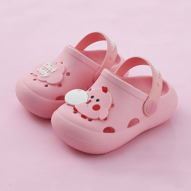 Crocks Animais Divertidos Crocks Loja Click Certo Rosa 8-12 Meses Palmilha 13cm 