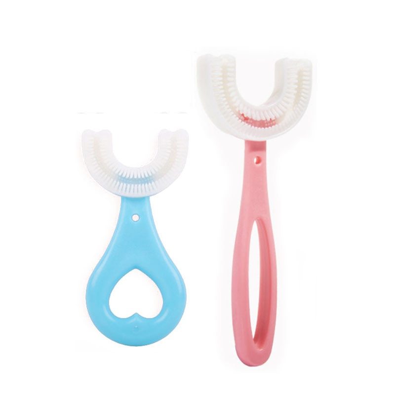Escova de Dente U Loja Click Certo Azul Rosa 2 Peças 