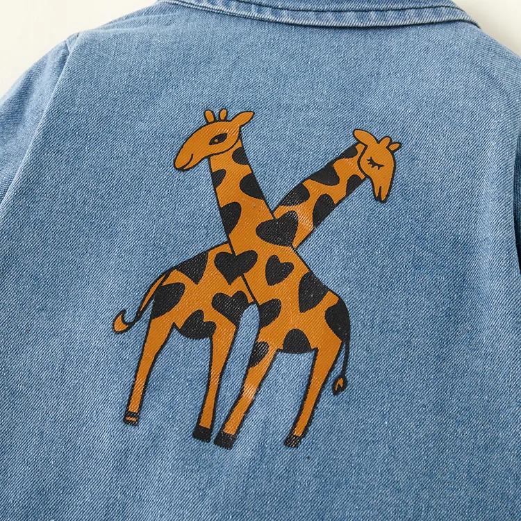 Macacão Jeans Girafas Macacão Loja Click Certo 