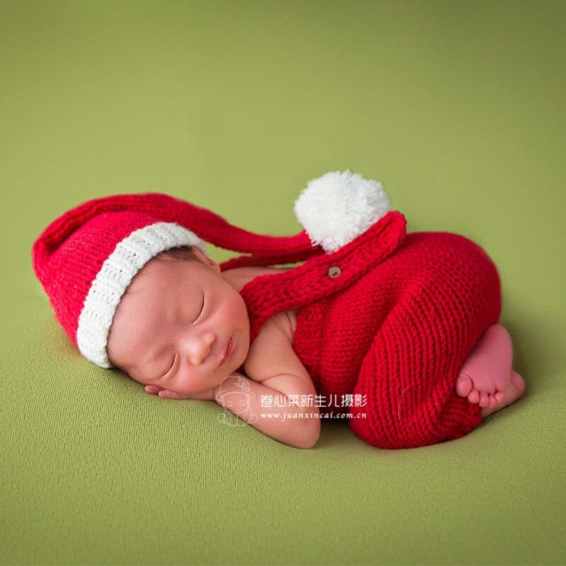 Macacão Newborn Natal Feliz + Gorro 0 Loja Click Certo 