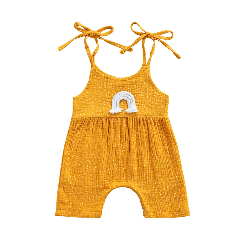 Macaquinho Bolinhas Macaquinho Loja Click Certo Amarelo 0-3 Meses 40cm 