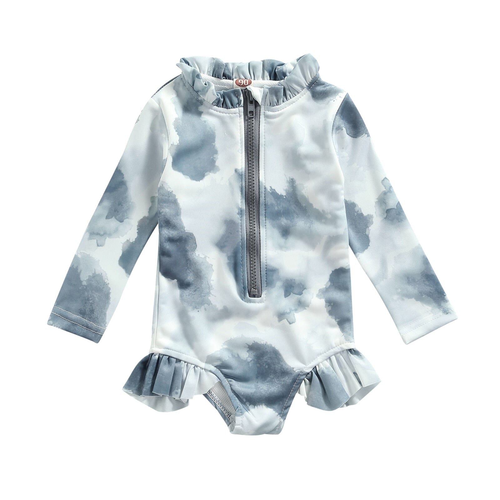 Maiô Infantil Tie-Dye Loja Click Certo Cinza 2-3 Anos 