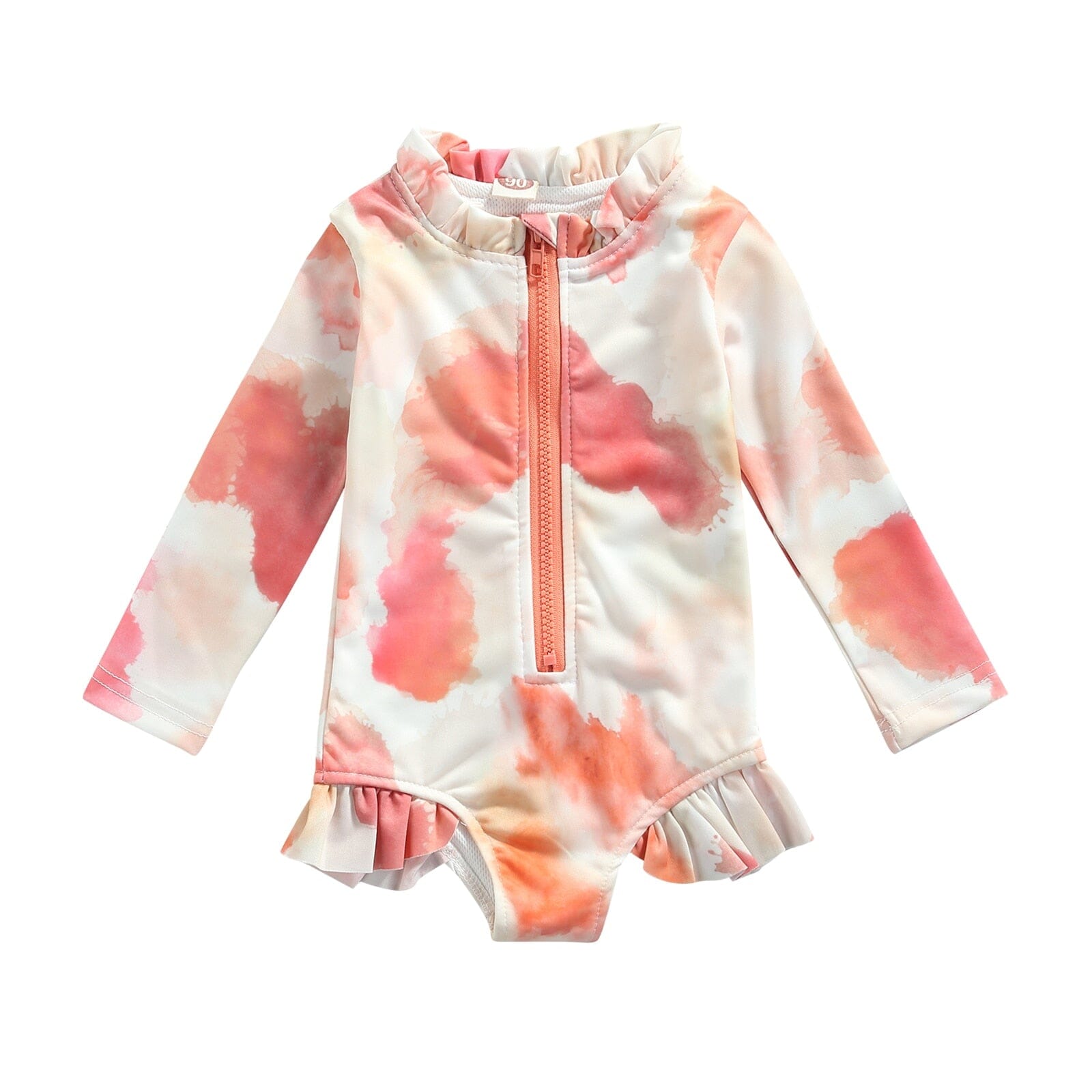 Maiô Infantil Tie-Dye Loja Click Certo Rosa 2-3 Anos 