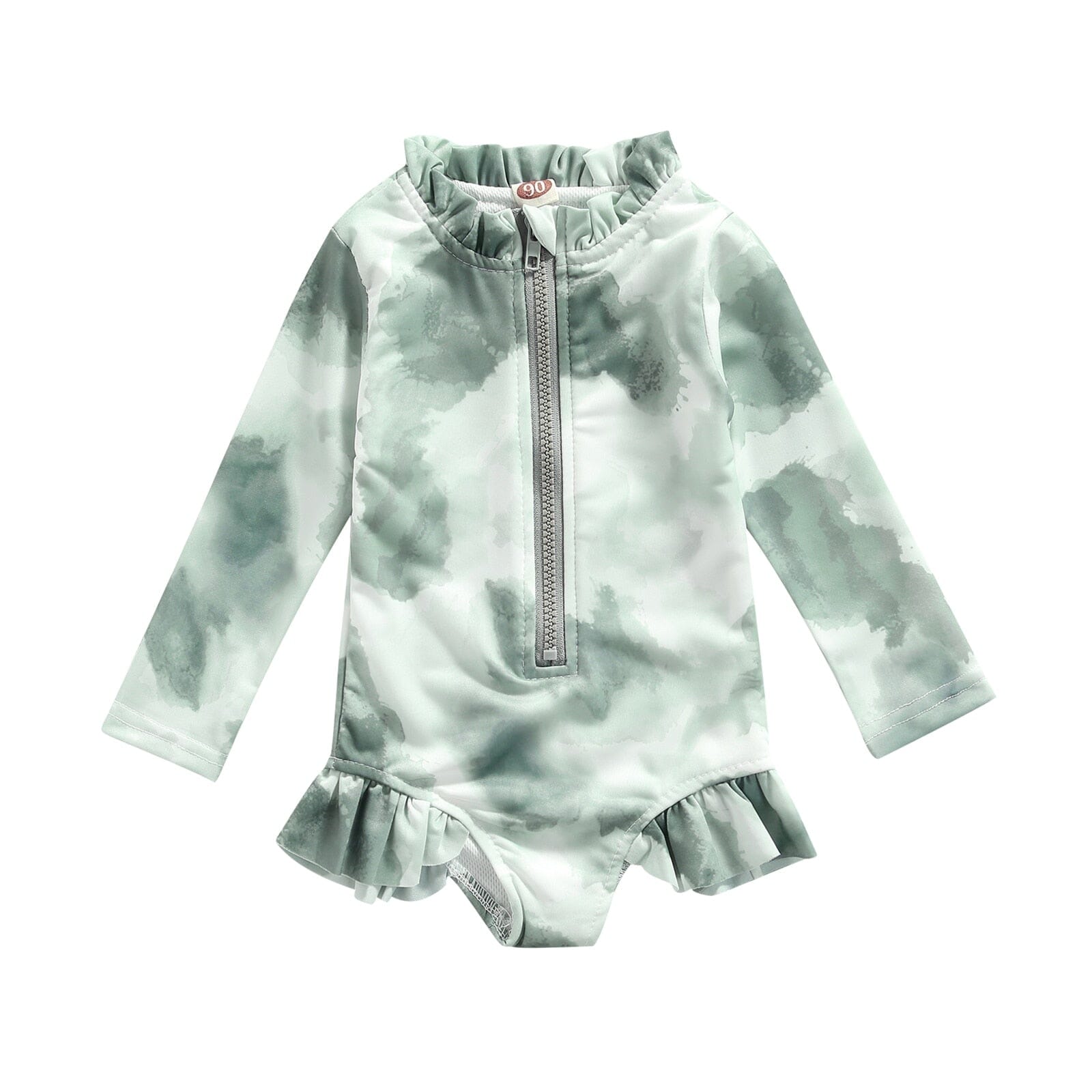 Maiô Infantil Tie-Dye Loja Click Certo Verde 2-3 Anos 