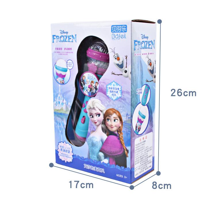 Microfone de Brinquedo Frozen Loja Click Certo Com caixa 