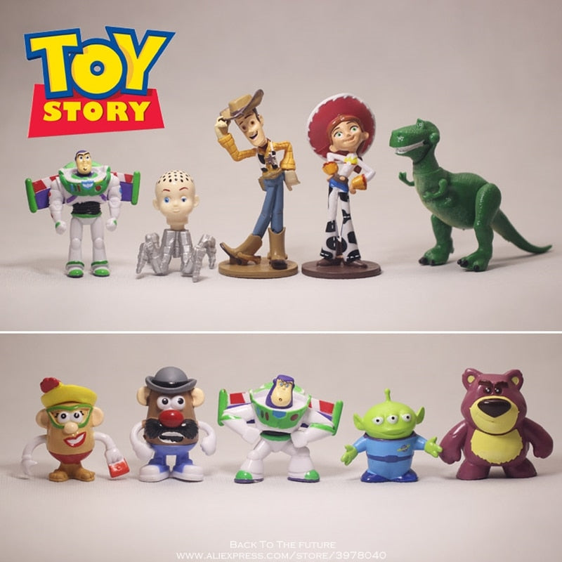 Mini Bonecos Toy Story Loja Click Certo Modelo 3 (4-9cm) 
