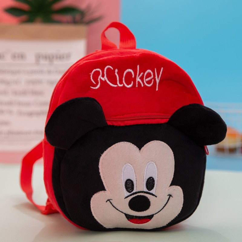 Mochila Divertida Pelúcia Loja Click Certo Mickey 