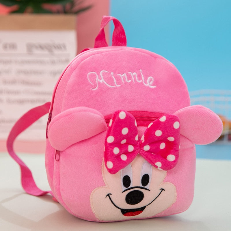 Mochila Divertida Pelúcia Loja Click Certo Minnie PINK 