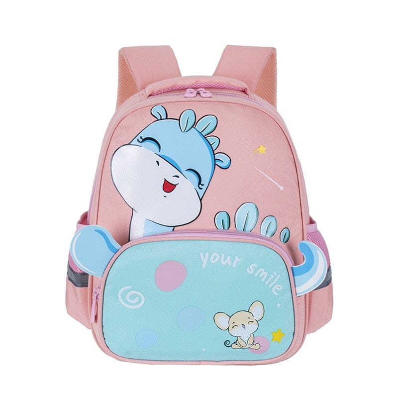 Mochila Infantil Dinos Loja Click Certo Pink 