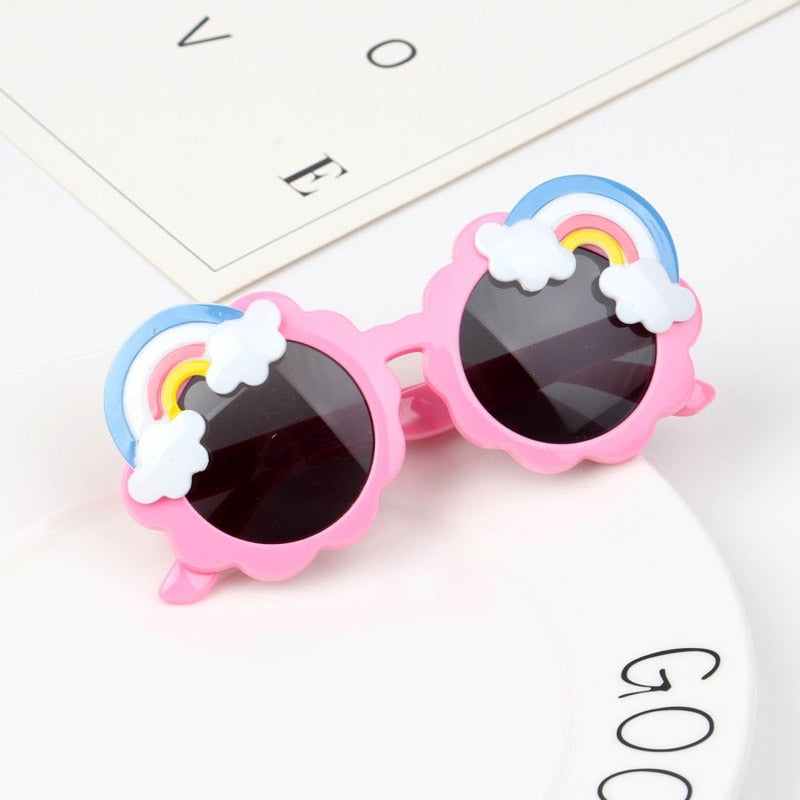 Óculos Arco-Íris óculos Loja Click Certo Rosa 1-5 Anos 