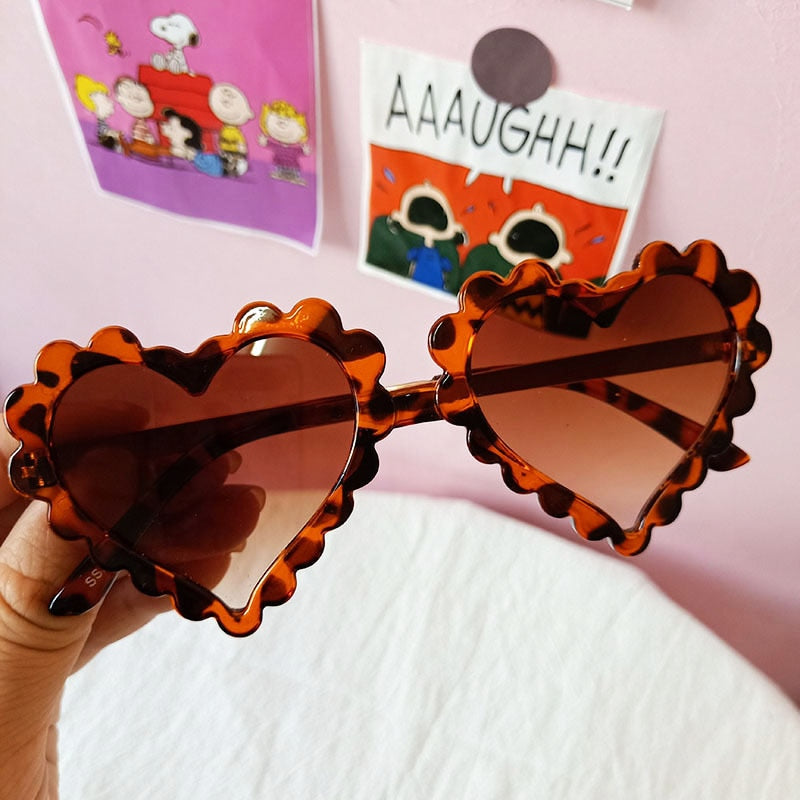 Óculos Coração Luxuoso óculos Loja Click Certo Oncinha 1-4 Anos 