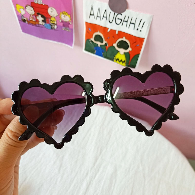 Óculos Coração Luxuoso óculos Loja Click Certo Preto 1-4 Anos 