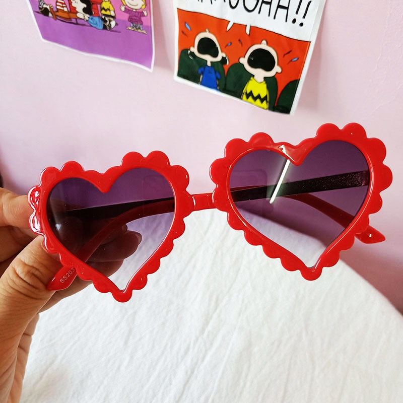 Óculos Coração Luxuoso óculos Loja Click Certo Vermelho 1-4 Anos 