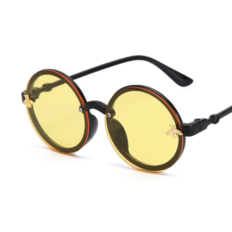 Óculos G&D Delicado óculos Loja Click Certo Amarelo 1-4 Anos 