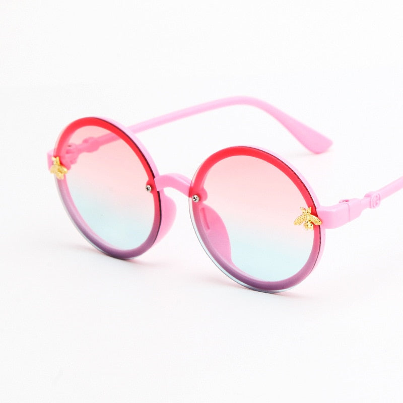 Óculos G&D Delicado óculos Loja Click Certo Rosa 1-4 Anos 