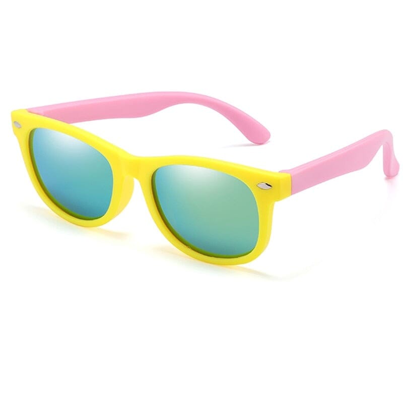 Óculos Infantil Colorido Loja Click Certo Amarelo e Rosa 2.0 