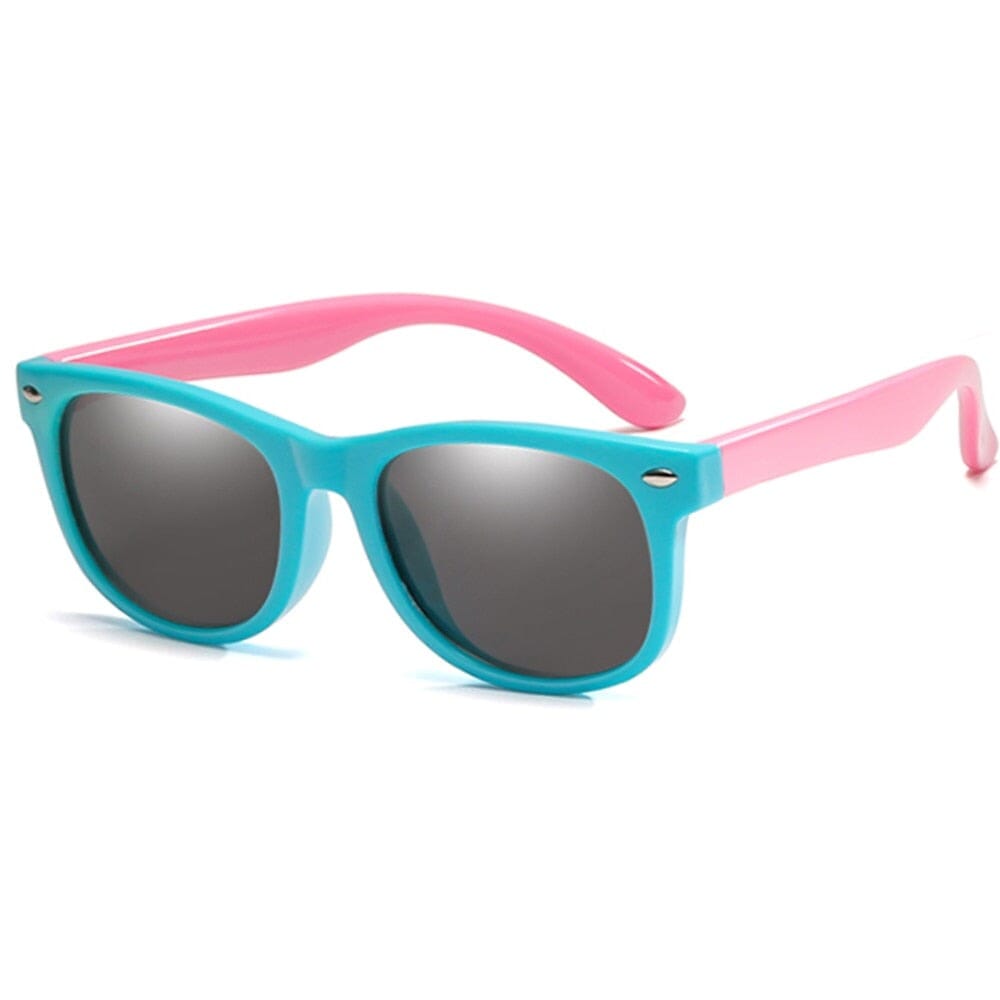 Óculos Infantil Colorido Loja Click Certo Azul e Rosa 2 