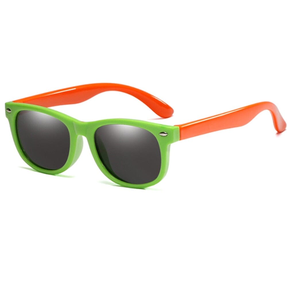 Óculos Infantil Colorido Loja Click Certo Laranja e Verde 