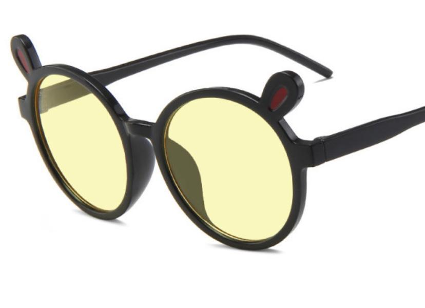 Óculos Orelinhas óculo Loja Click Certo Amarelo 1-4 Anos 