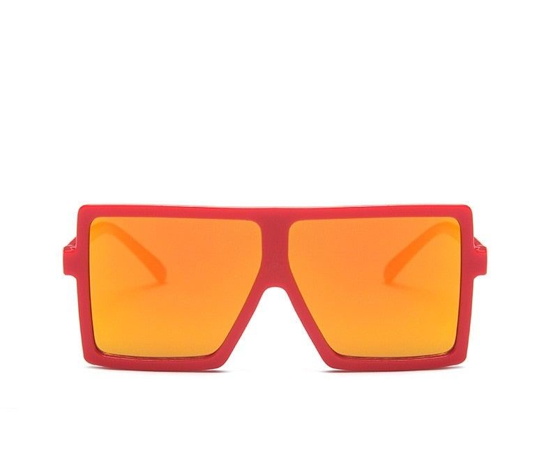 Óculos Retangular óculo Loja Click Certo Laranja 1-4 Anos 