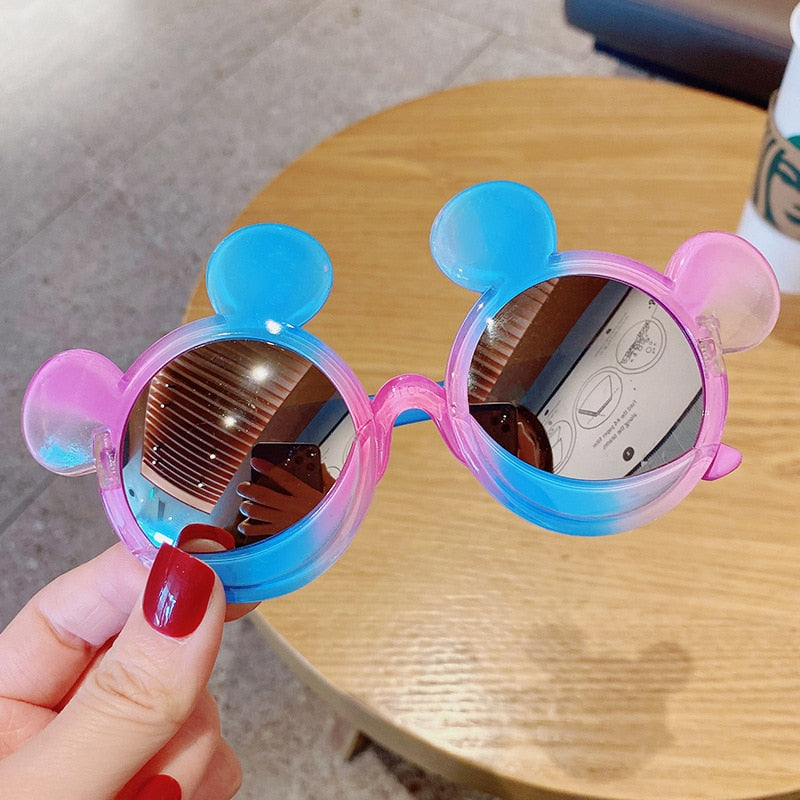 Óculos Super Divertido óculo Loja Click Certo Mickey Azul 1-4 Anos 