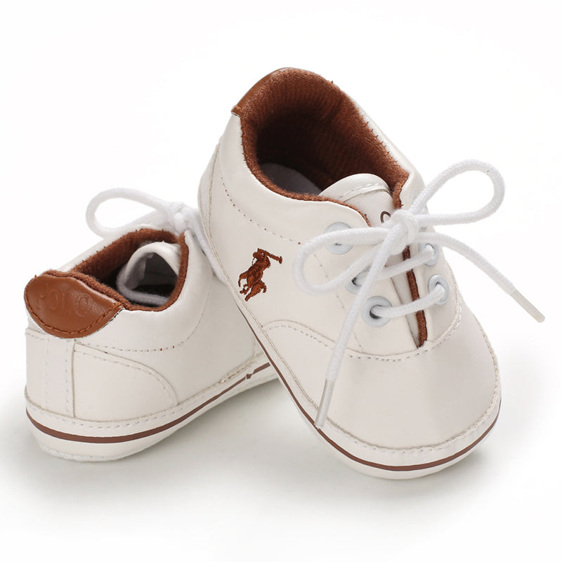 Sapatênis Infantil Masculino Polo Loja Click Certo Branco 0-6 meses 