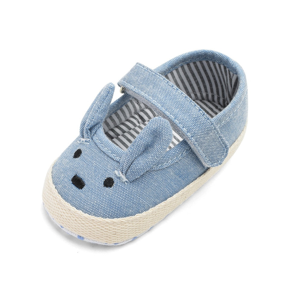 Sapatilha Coelho sapatos Loja Click Certo Azul 0-6 Meses 11cm 