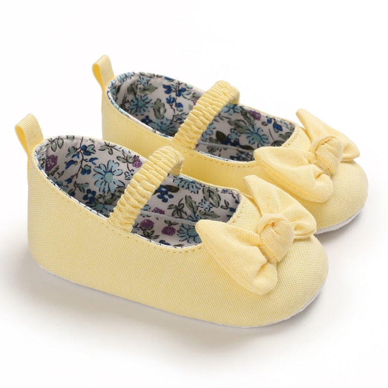 Sapatilha Princesa sapatos Loja Click Certo Amarelo 0-6 meses 11cm 