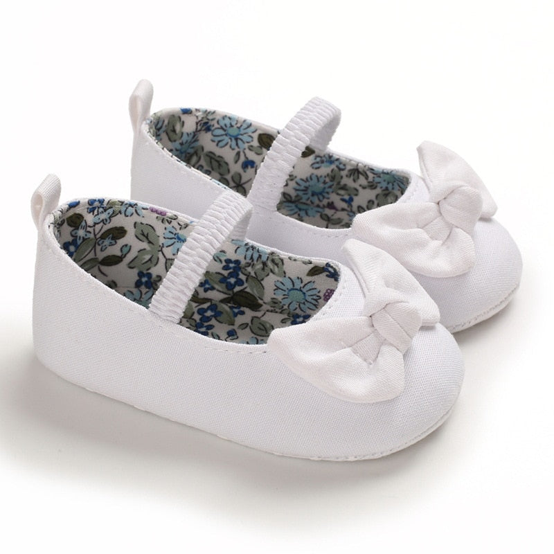 Sapatilha Princesa sapatos Loja Click Certo Branco 0-6 meses 11cm 