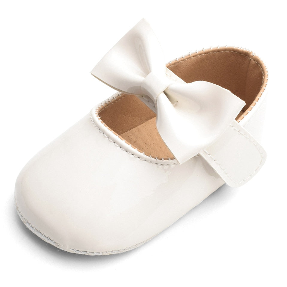 Sapatilha Retrô sapatos Loja Click Certo Branco 0-6 meses 11cm 