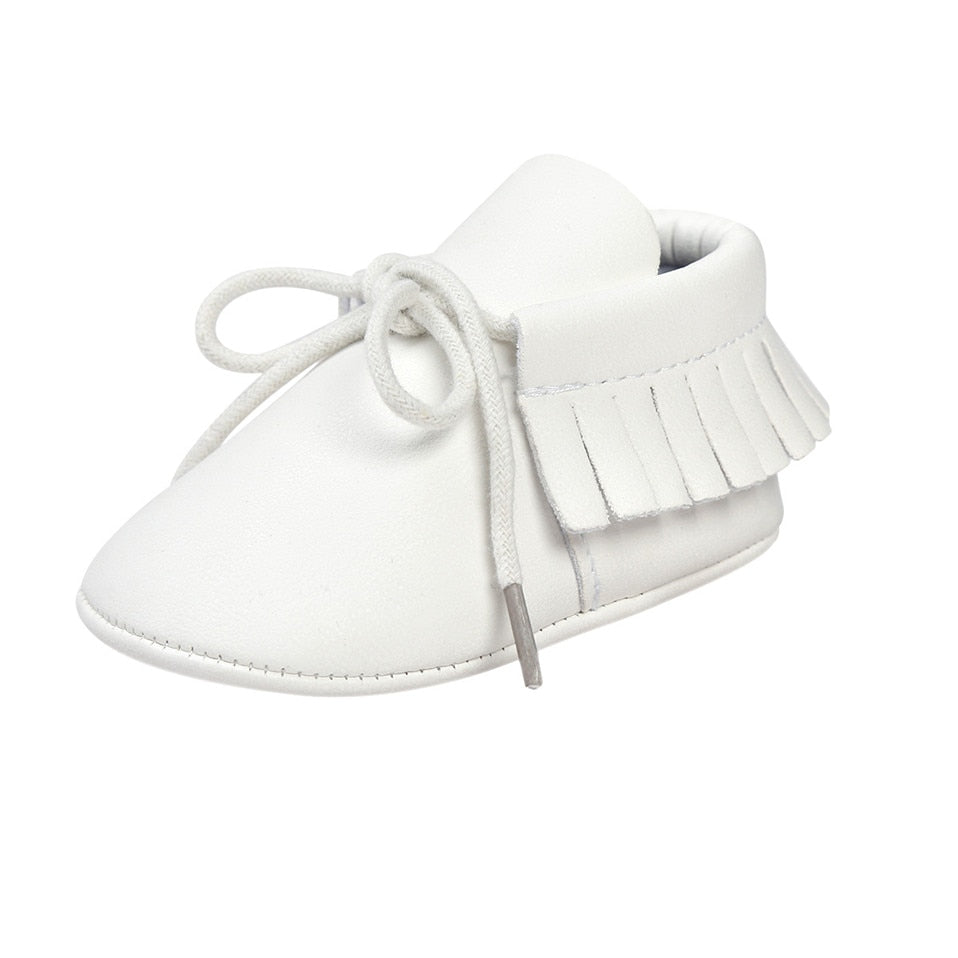Sapatinho Outono sapatos Loja Click Certo Branco 0-6 meses 11cm 