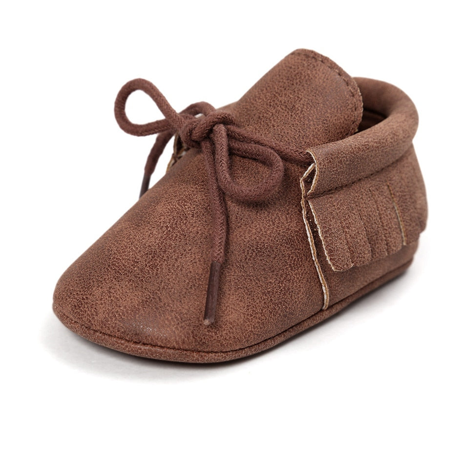 Sapatinho Outono sapatos Loja Click Certo Marrom 0-6 meses 11cm 