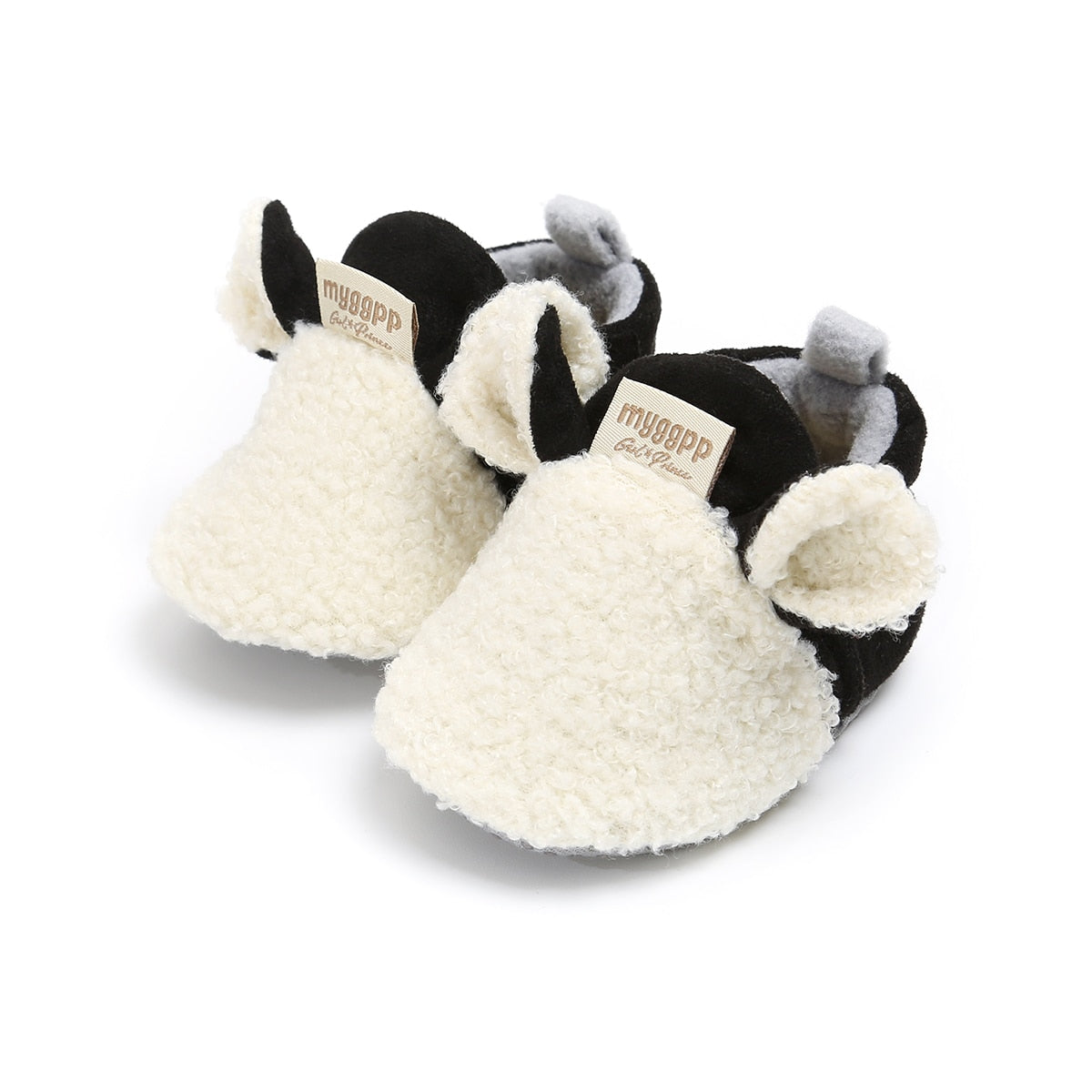 Sapato Bichinhos Fofos Sapato Loja Click Certo Branco 0-6 Meses 11cm 