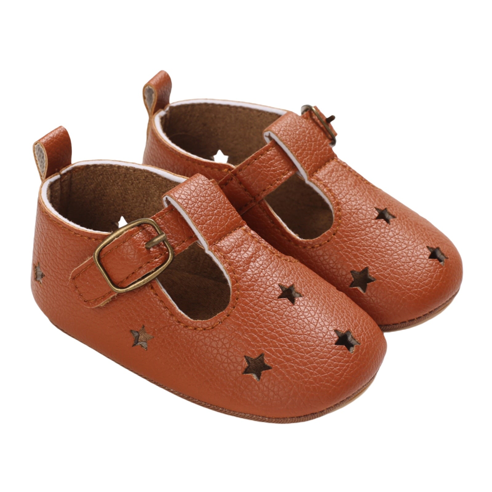 Sapato Estrela Sapato Loja Click Certo Marrom 0-6 meses 11cm 