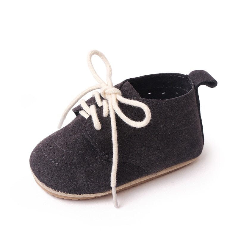 Sapato Infantil Mocassin Cadarço Loja Click Certo Preto 0-6 Meses Palminha 11cm 