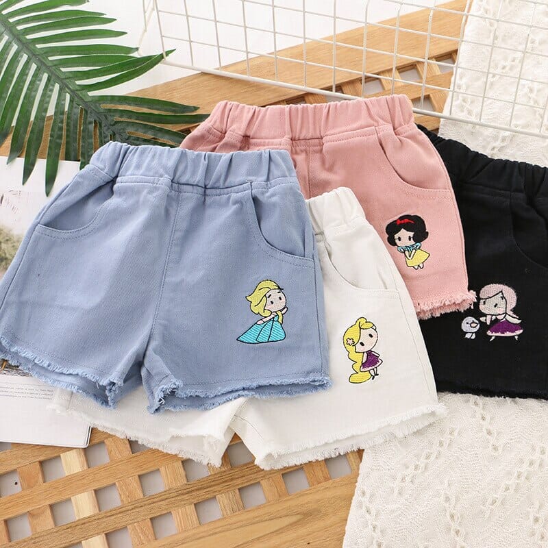 Shorts Infantil Feminino Disney Loja Click Certo 