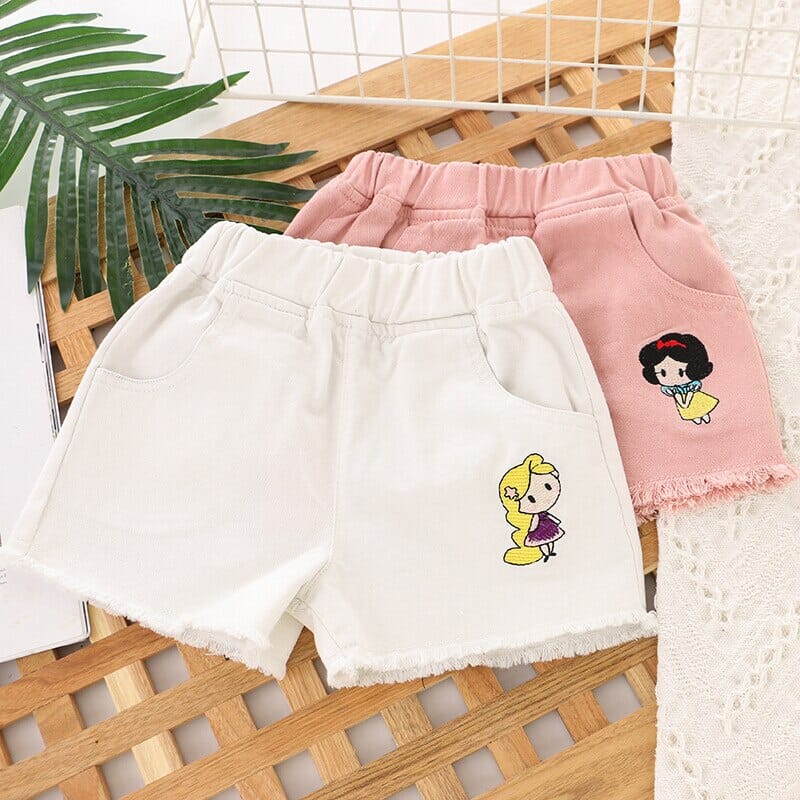 Shorts Infantil Feminino Disney Loja Click Certo 