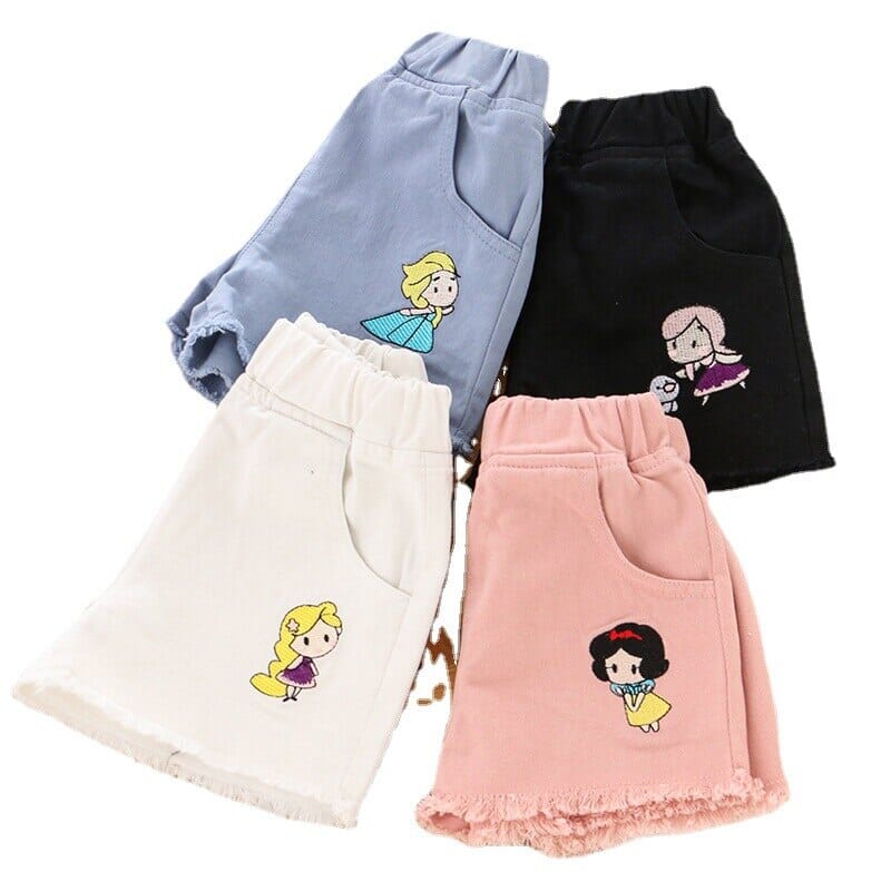 Shorts Infantil Feminino Disney Loja Click Certo 