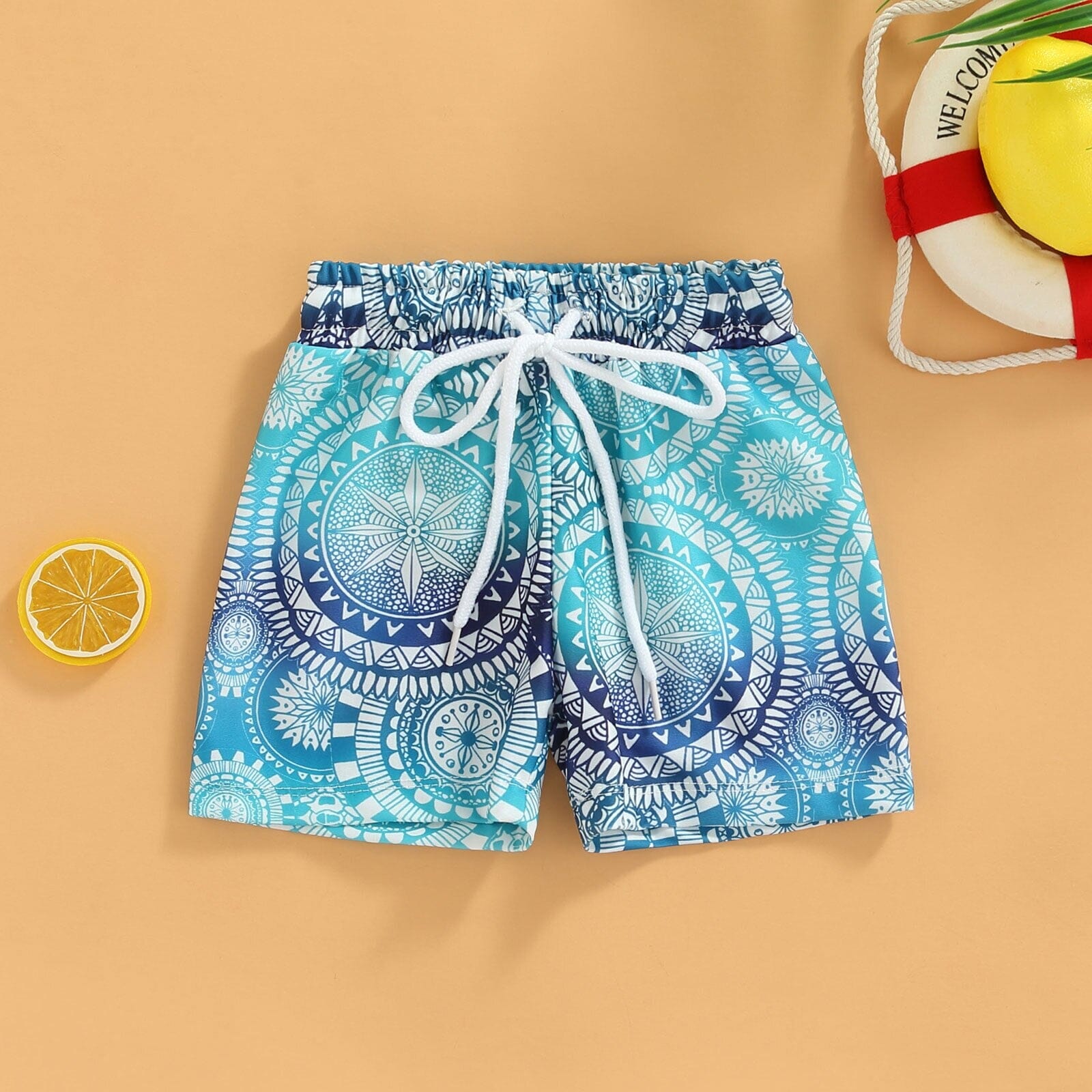 Shorts Infantil Masculino Azul Loja Click Certo 