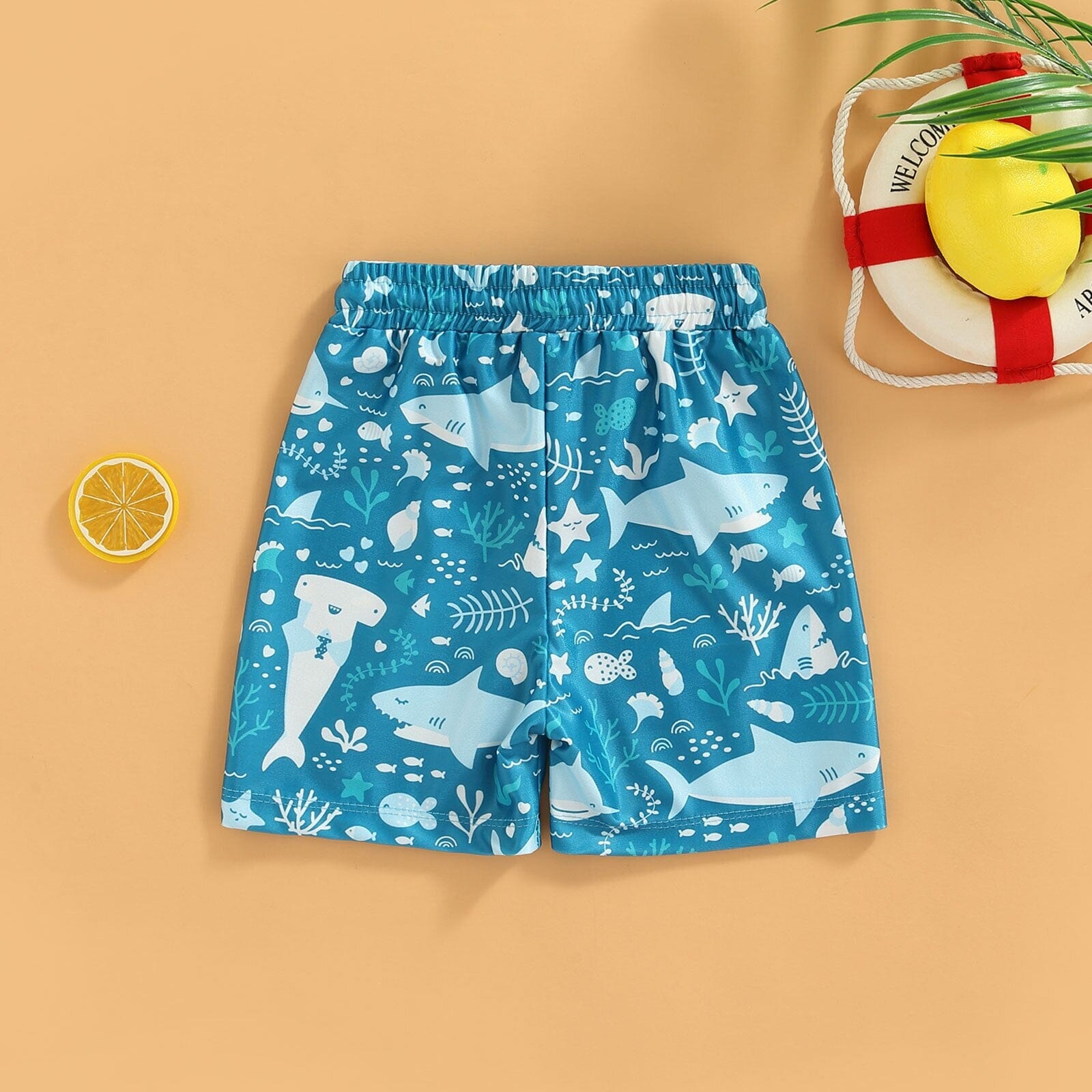 Shorts Infantil Masculino Azul Loja Click Certo 