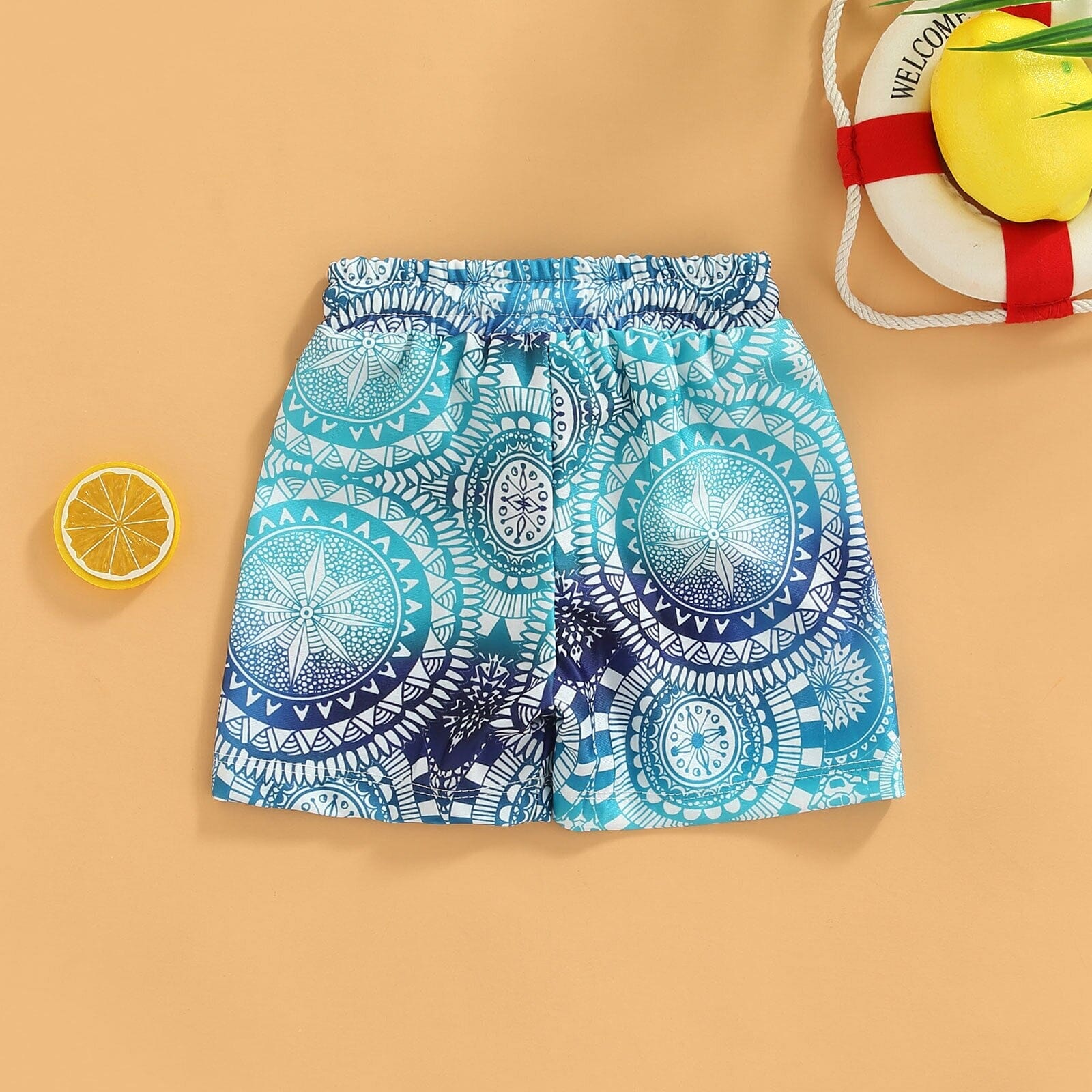 Shorts Infantil Masculino Azul Loja Click Certo 