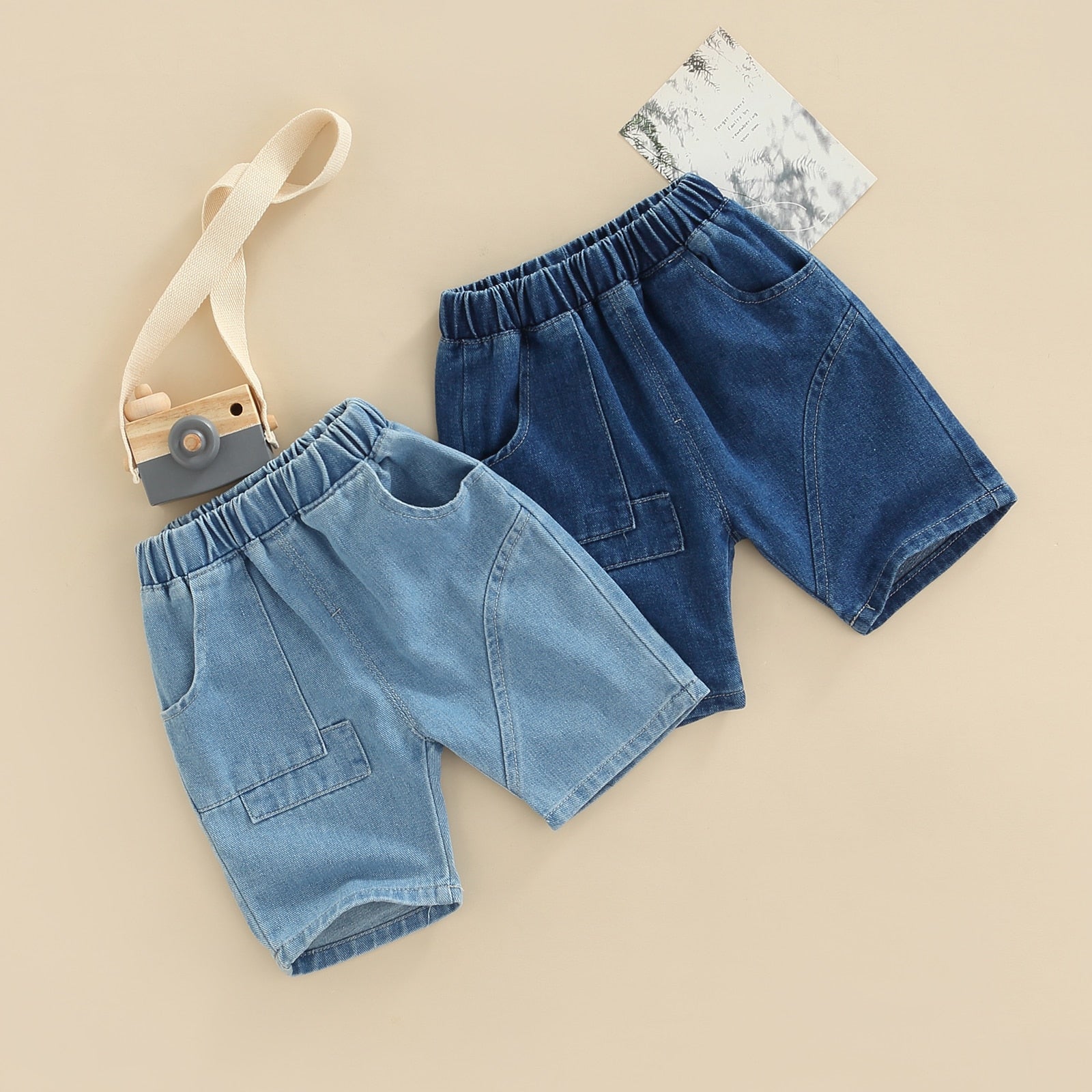 Shorts Infantil Masculino Jeans Bolsos shorts Loja Click Certo 