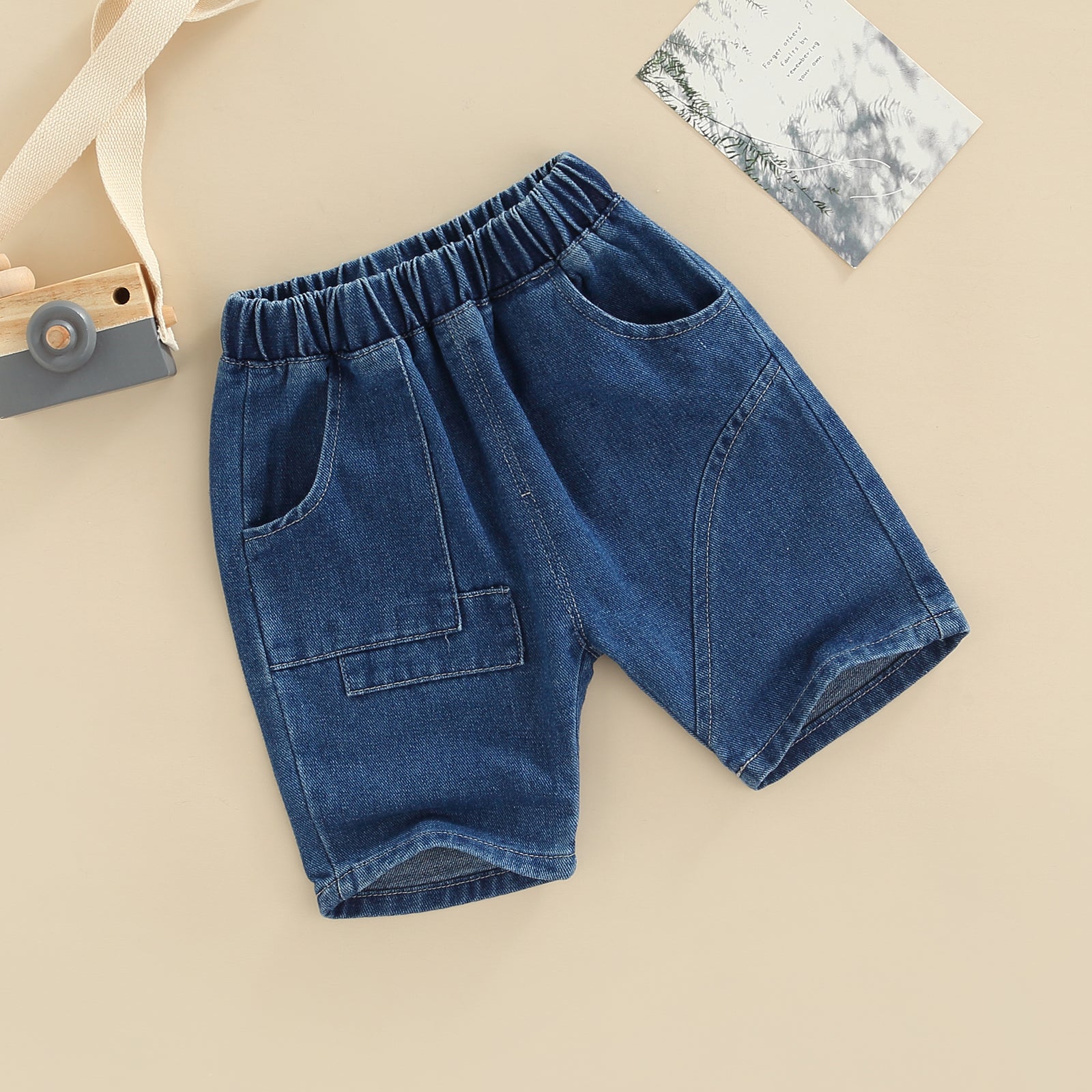 Shorts Infantil Masculino Jeans Bolsos shorts Loja Click Certo 