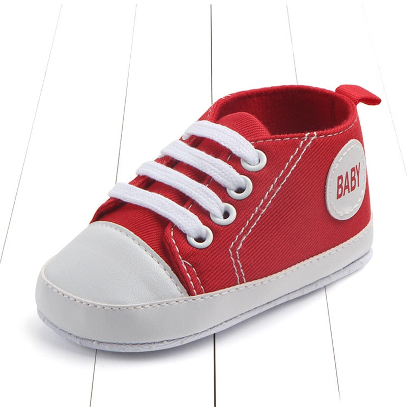 Tênis Baby Tênis Loja Click Certo Vermelho 0-6 Meses 11cm 