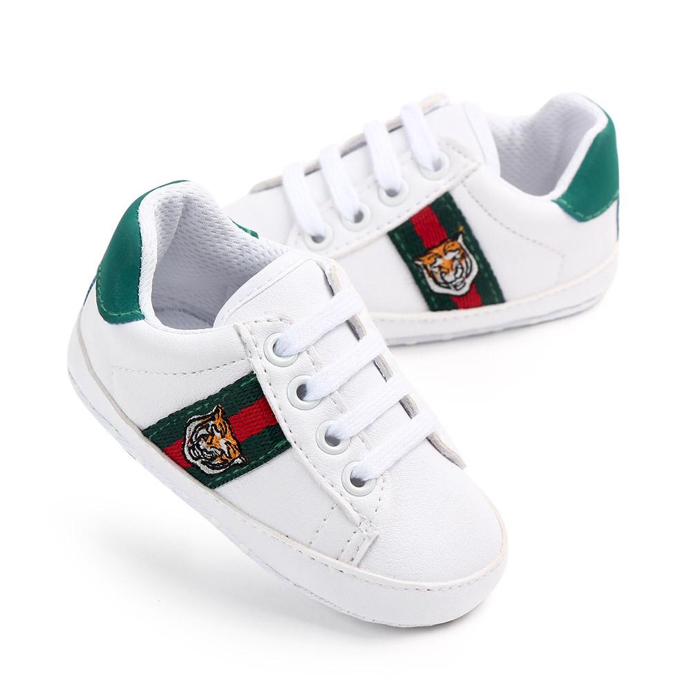 Tênis CUCHII Tigre sapatos Loja Click Certo Tigre Verde 0-6 Meses 11cm 