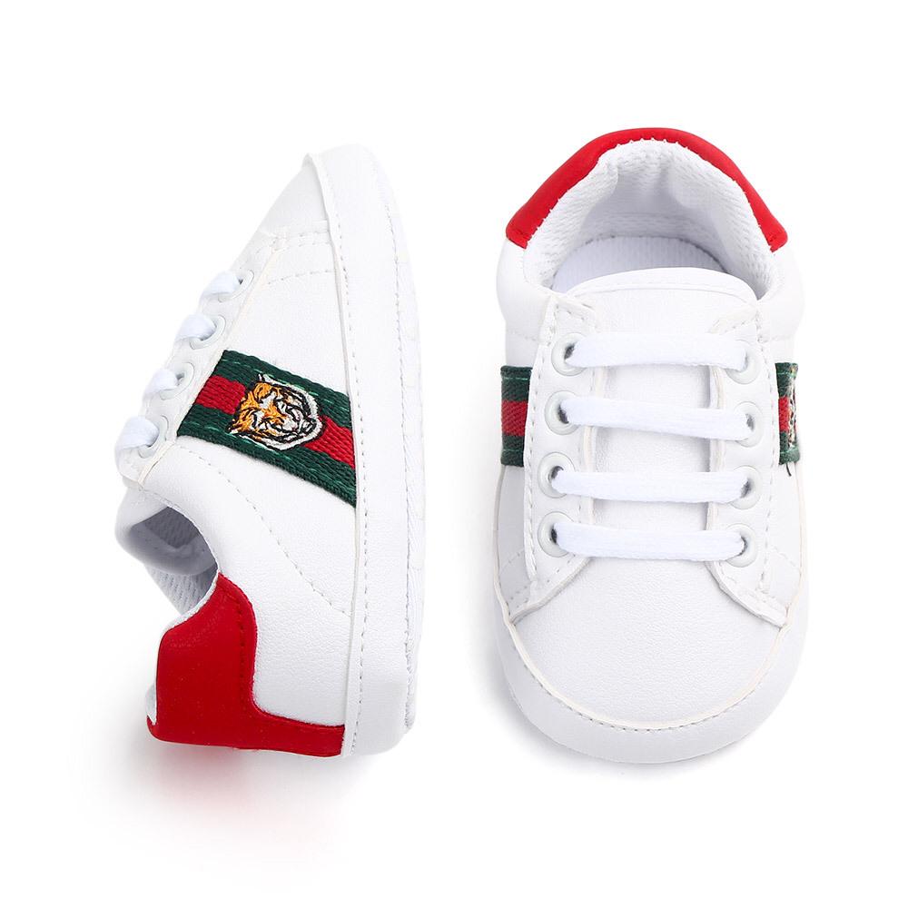 Tênis CUCHII Tigre sapatos Loja Click Certo Tigre Vermelho 0-6 Meses 11cm 