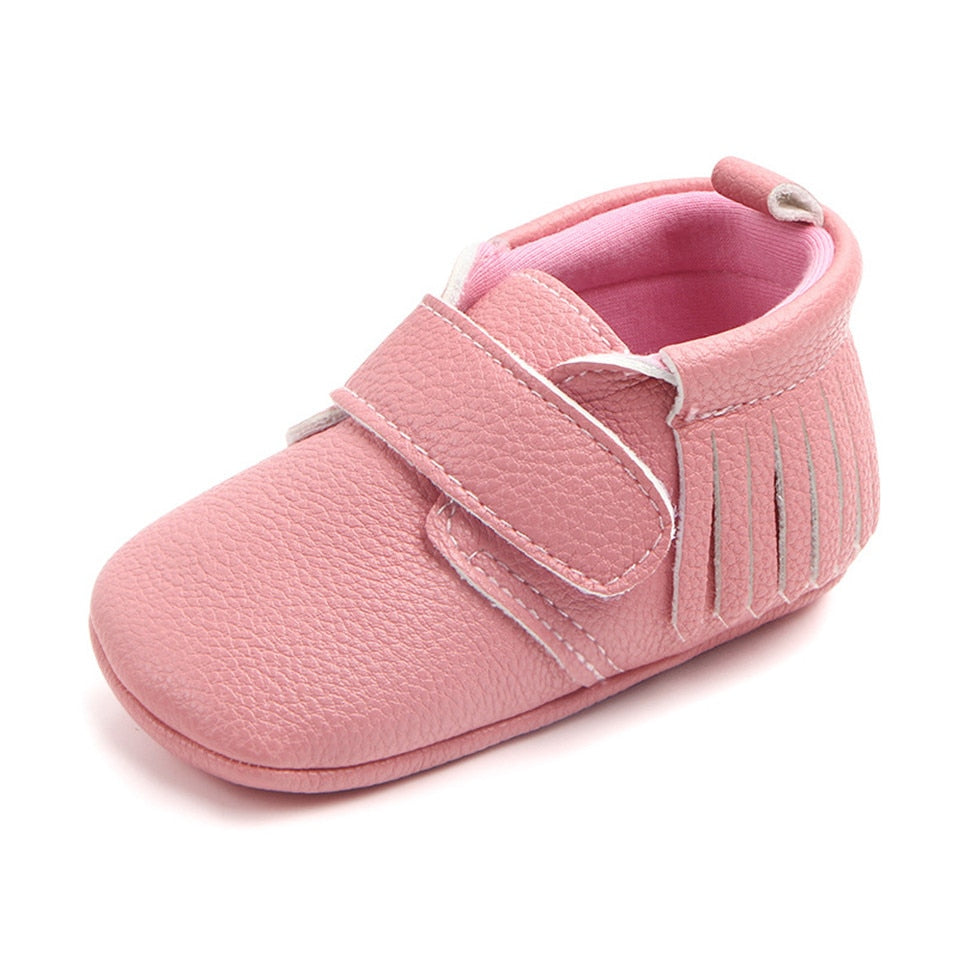 Tênis Franjinha Tênis Loja Click Certo Rosa 0-6 meses 11cm 